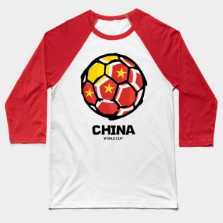 China Football Country Flag Baseball T-Shirt